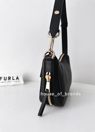 Жіноча брендова шкіряна сумка furla skye hobo оригінал сумочка хобо на плече фурла на подарунок дружині подарунок дівчині6 фото