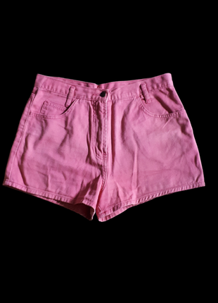 Джинсовые розовые шорты2 фото