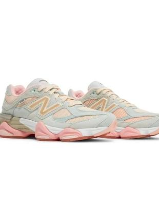 Кросівки new balance 9060 x joe freshgoods baby shower blue бежеві жіночі / чоловічі