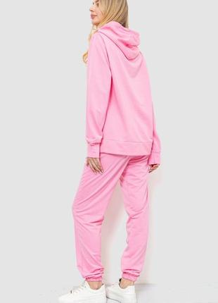 Спорт костюм женский двухнитка, цвет розовый, 244r0094 фото