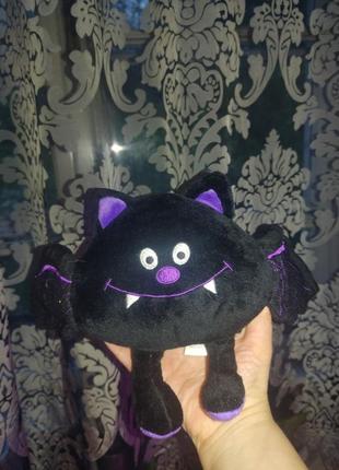 Милий плюшевий кажанчик готична іграшка декор на хеллоуїн хелловін