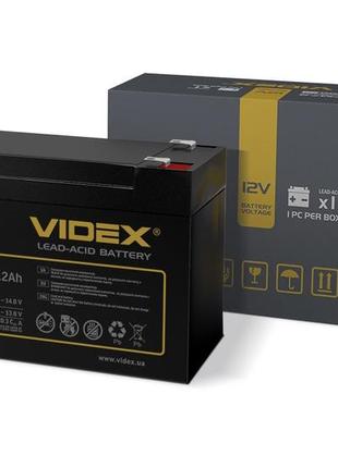 Акумулятор videx 6fm7.2 12v 7.2ah