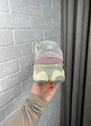 Женские кроссовки new balance 9060 grey 1950 беланс серого цвета3 фото