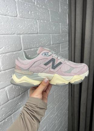 Женские кроссовки new balance 9060 grey 1950 беланс серого цвета