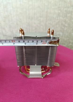 Алюминиевый радиатор охлаждения для процессора компьютера4 фото