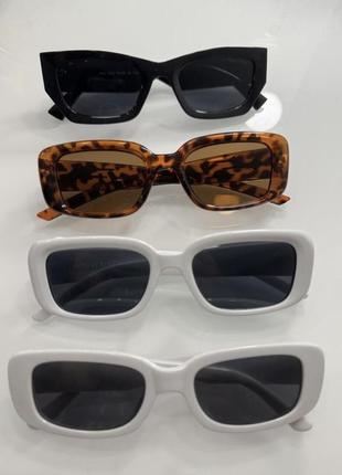 Солнцезащитные очки тигровые леопард коричневое стекло3 фото
