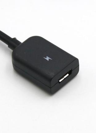 Адаптер otg usb hub micro usb 3 порти6 фото