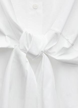 Бавовняна сукня-сорочка міді від zara, сукня міді7 фото