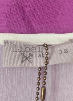 Блуза шовкова оверсайз  label lab  роз. 46-483 фото