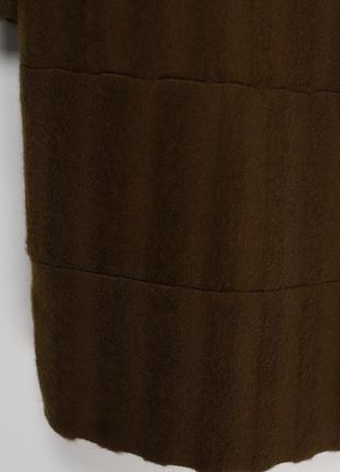 Sassofono жіноче коричневе вовняне пальто6 фото