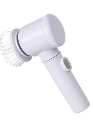 Аккумуляторная электрическая щетка magic brush 5 in 1 с насадками для уборки...