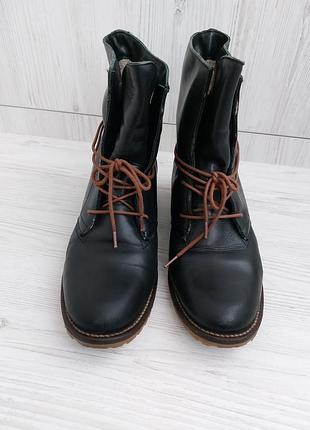 Брендовые кожаные ботинки tomaris нижняя