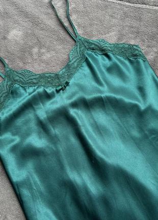 Платье комбинация атлас искусственный шелк с кружевом2 фото