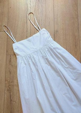 Коротка біла вечірня сукня на бретелях міні короткое белое вечернее платье на бретелях мини3 фото