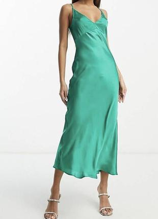 Платье комбинация атлас искусственный шелк с кружевом8 фото