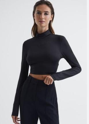 Черный топ shein