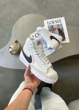 Кроссовки nike high blazer mid 77 white arctic premium