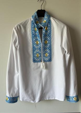Мужская вышиванка, вышитая бисером