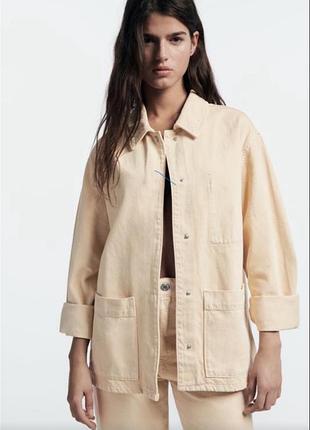 Пиджак джинсовый zara