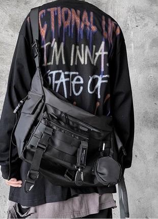 Сумка набор 3 шт унисекс в стиле харадзюку