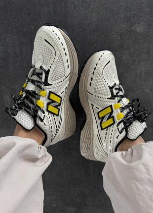 Женские кроссовки Zapatillas negras 574 Chain Reaction de New Balance light beige yellowque беланс бежевого с желтым цветов
