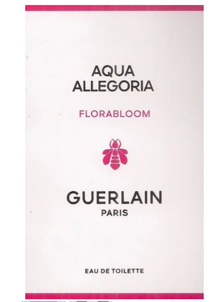 Guerlain aqua allegoria florabloom туалетная вода (пробник)1 фото