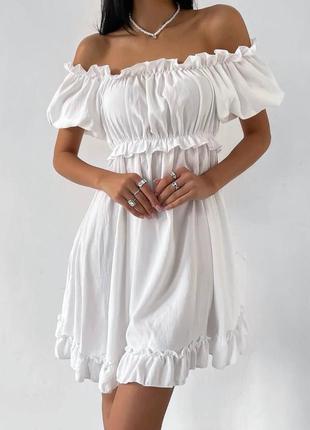 Легкое женское платье с американского крепа7 фото