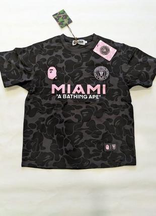 Футболка bape x inter miami колаб