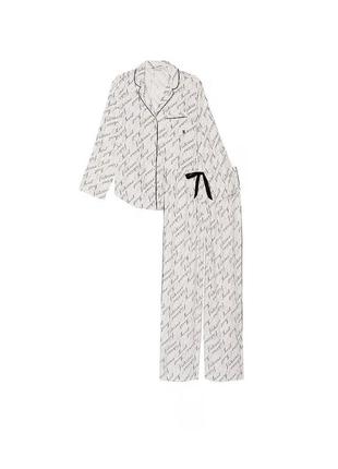 Victoria´s victorias secret виктория сикрет пижама, костюм для дома flannel long pajama set3 фото