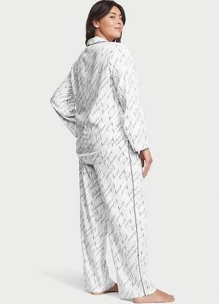 Victoria ́s victorias secret віктория сикрет піжама, костюм для дому flannel long pajama set4 фото