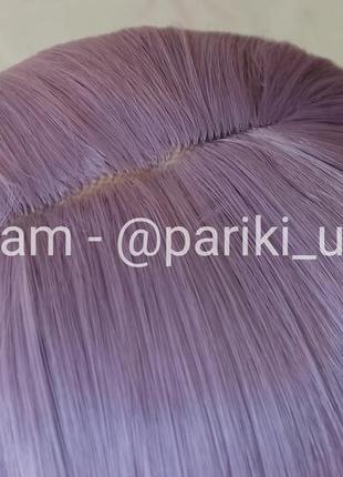 Новый фиолетовый парик, длинная, прямая, термостойкая, без чешуйки, парик2 фото