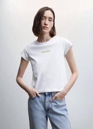 Фирменная футболка mango