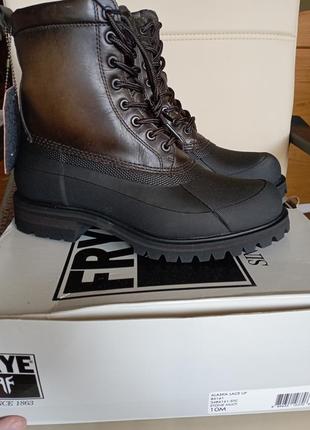 Чоловічі черевики frye alaska lace up stone.