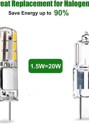 Светодиодные лампы tailcas g4, 1,5 вт 12 в