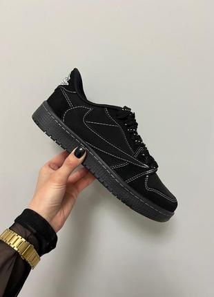 Travis scott x air jordan 1 low og phantom1 фото