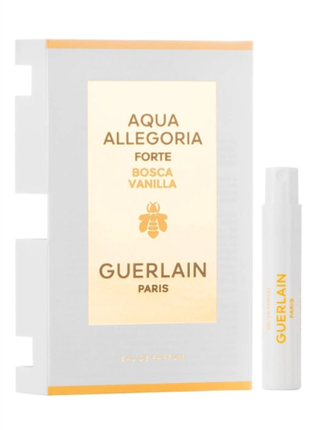 Guerlain aqua allegoria forte bosca vanilla парфумована вода (пробник)