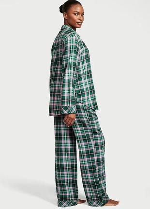 Victoria´s victorias secret виктория сикрет пижама, костюм для дома flannel long pajama set2 фото