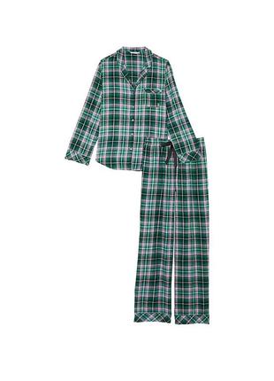Victoria ́s victorias secret віктория сикрет піжама, костюм для дому flannel long pajama set3 фото