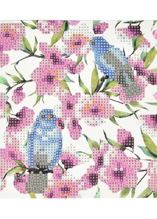 Алмазна мозаїка для дітей 7 років весняний етюд strateg 18х18 см