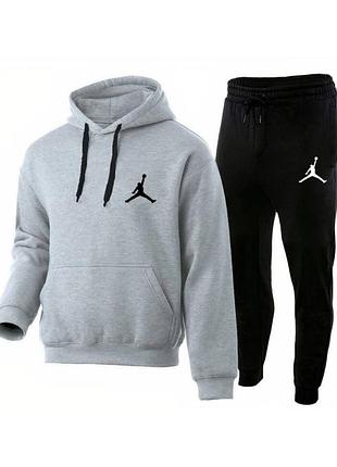 Худи кофта с капюшоном + спортивные штаны, спортивный костюм высокого качества в стиле джордан