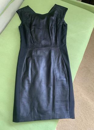 Сукня шкіряна