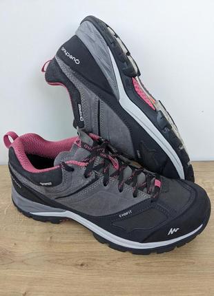 ❗️❗️❗️кроссовки треккинговые водонепроницаемые женские quechua 500 evofit waterproof 39 г. оригинал