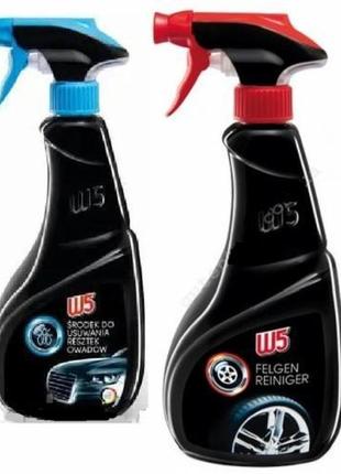 W5 средство для чистки дисков или удаления насекомых insect remover/wheel cleaner - 750 ml