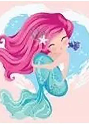 Алмазна мозаїка для дітей 7 років симпатична русалка strateg 10х15 см