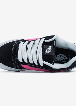 Кросівки vans knu skool black pink💕