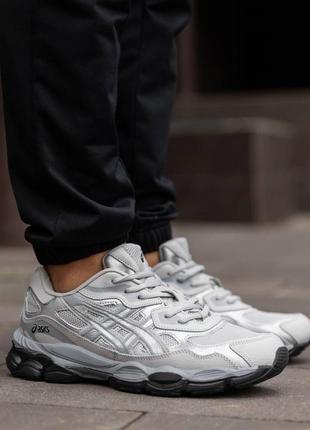 Чоловічі кросівки asics gel-nyc grey black