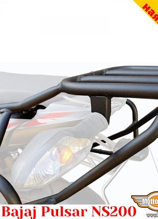 Bajaj pulsar ns200 (2017-2021) цельносварная багажная система для текстильных сумок