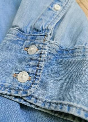 Рубашка джинсовая от gap, размер m5 фото