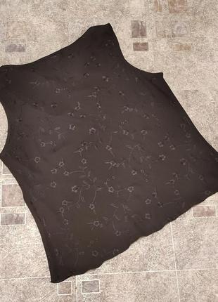 Новая темная блузка шитье ришелье 566 фото