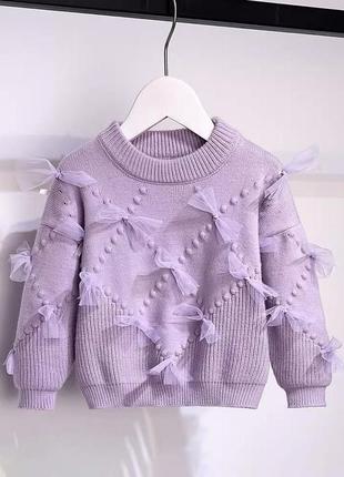 Очень стильный свитерик для девочек